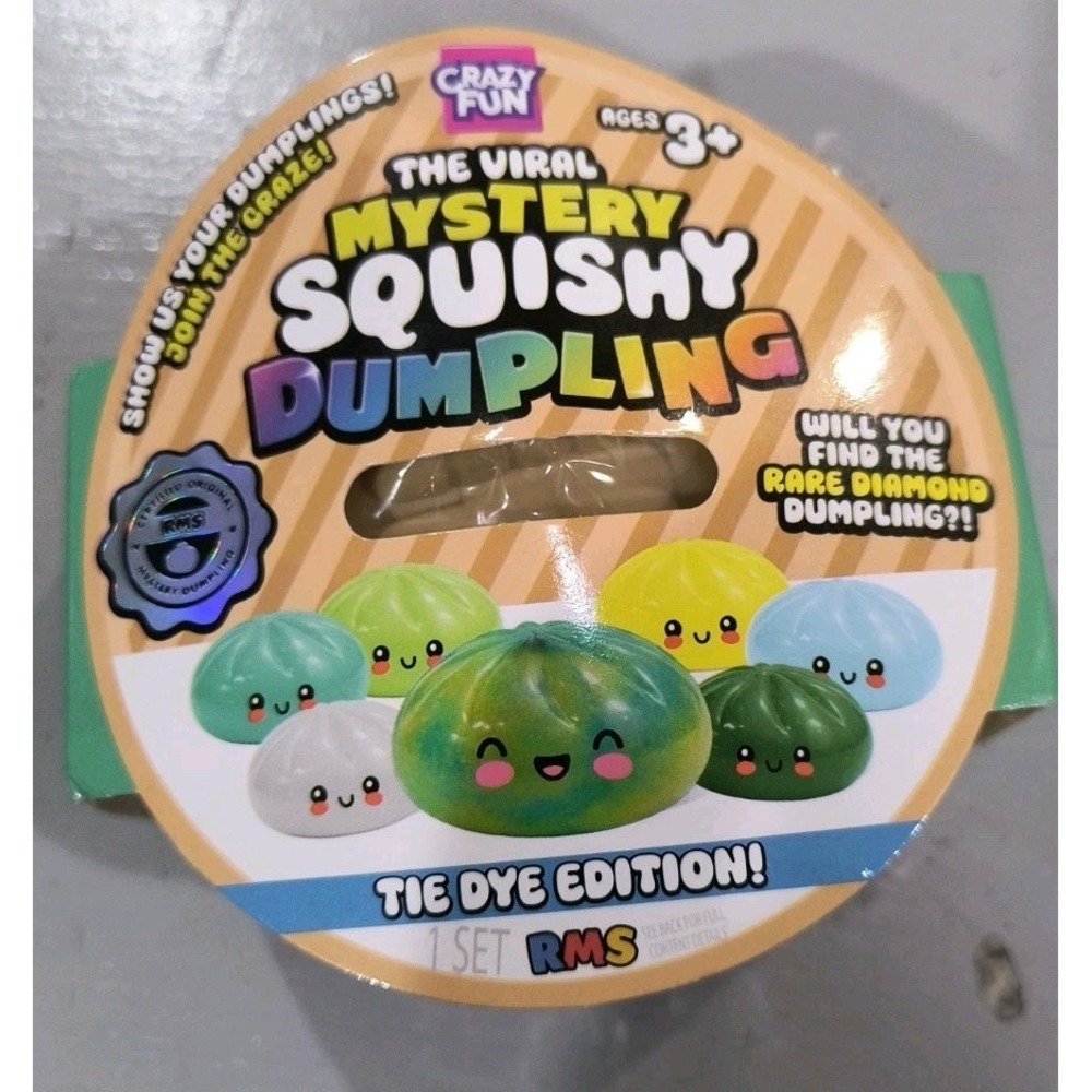 New RMS Crazy Fun Mystery Squishy Dumpling TIE DYE EDITION Walmart Version